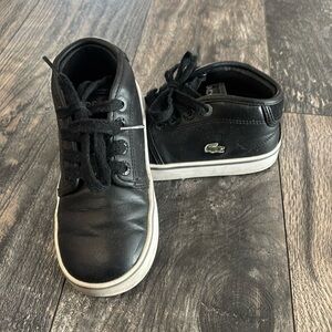 Black Lacoste shoes 10c